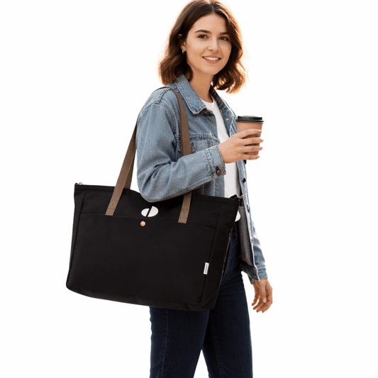 Norwena Minimalist Tote | Stylish and Durable Canvas Carryall - Norwena