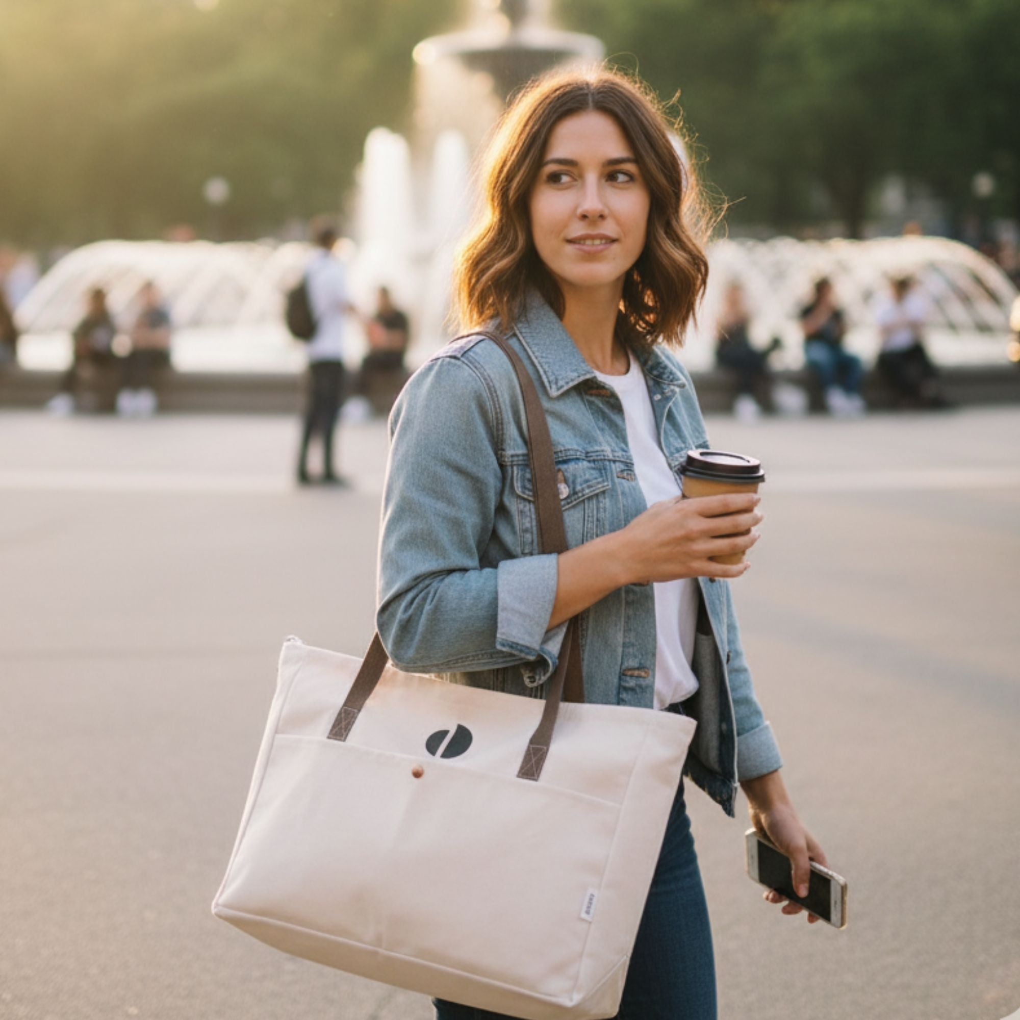 Dotflakes Minimalist Tote | Dotflakes Inc.